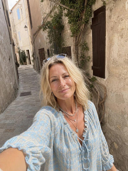 Blouse Bohème Imprimée d’Été