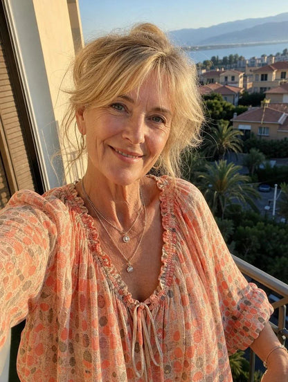 Blouse Bohème Imprimée d’Été