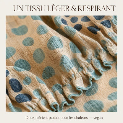 Blouse Bohème Imprimée d’Été